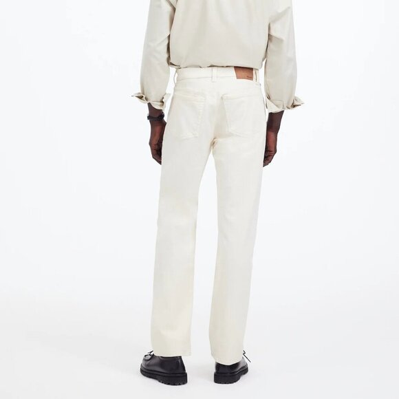 Madewell Men's 1991 Classic Straight Leg Jeans Ecru Wash Size 31x32 NWT - Picture 2 of 12